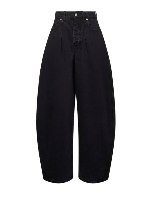 JACQUEMUS Jacquemus Women Black The Ovalo De-Nîmes Denim Jeans