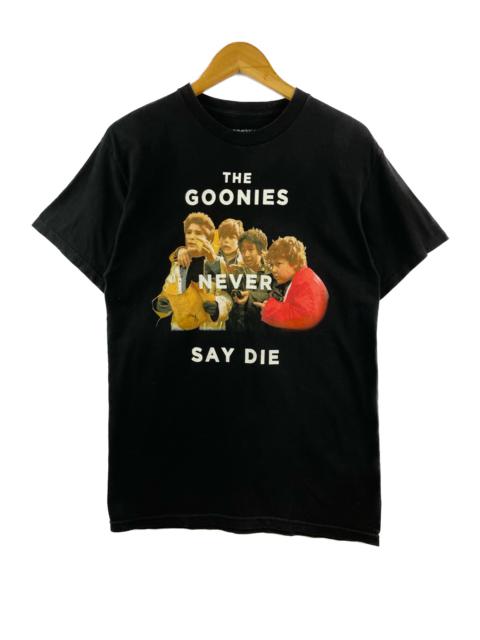 Other Designers Movie - The Goonies Never Say Die Big Logo Tee Black