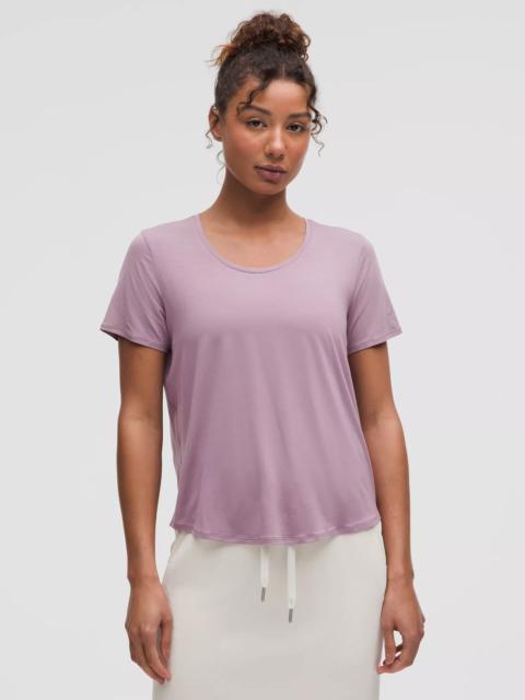lululemon Modal-Silk Twist-Back Short-Sleeve Shirt