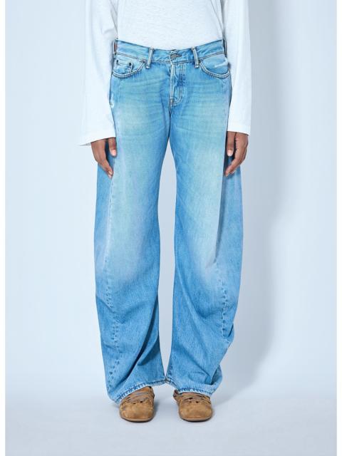 Acne Studios Acne Studios Women 2006F Distressed Wide Leg Jeans