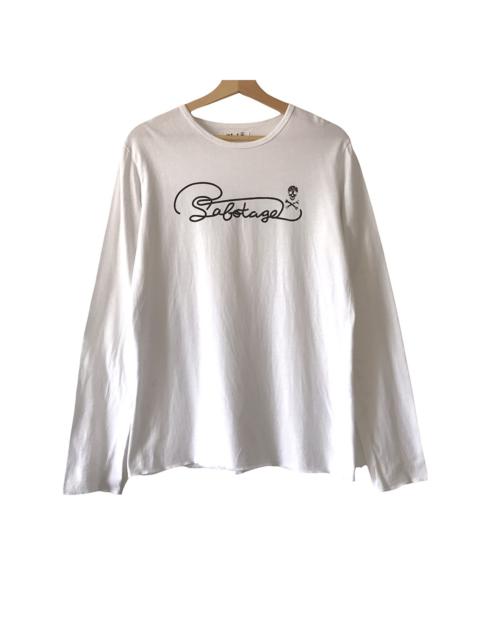 Other Designers Designer - Authentic Sabotage SBTG Signature Logo Longsleeve Tee