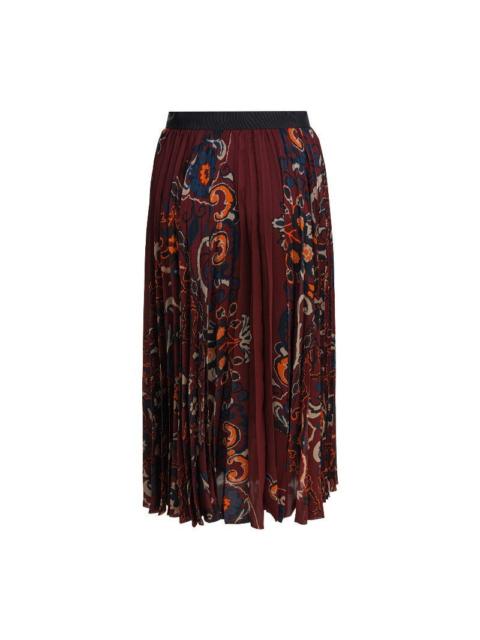 sacai Floral Print Skirt