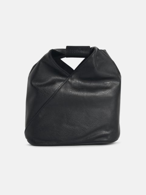MM6 Maison Margiela 'JAPANESE CROSSBODY' BLACK LEATHER BAG