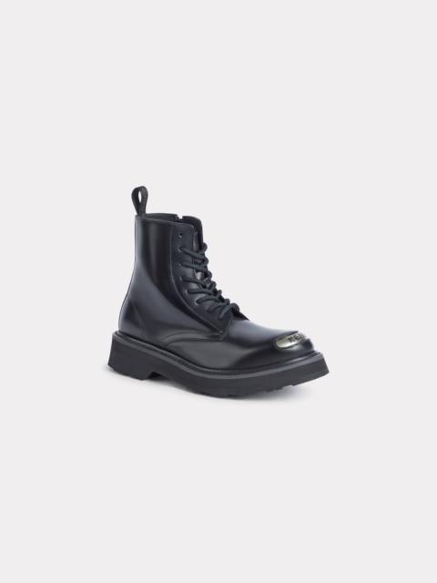 KENZO 'KENZOSMILE' lace up boots in leather