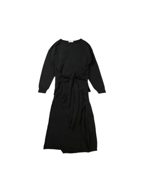 Lemaire Lemaire Long Trompe L'Oeil Dress 'Black'