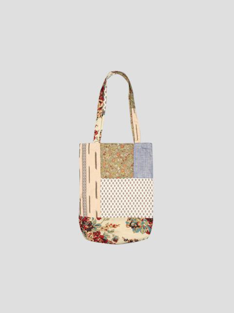 PATCHWORK NOVEL TOTE BAG