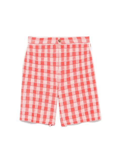 gingham shorts