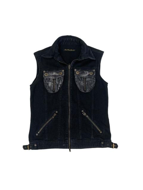 Other Designers Vintage - 🇯🇵Flow Hand Jam Cotton Sleeveless Vest