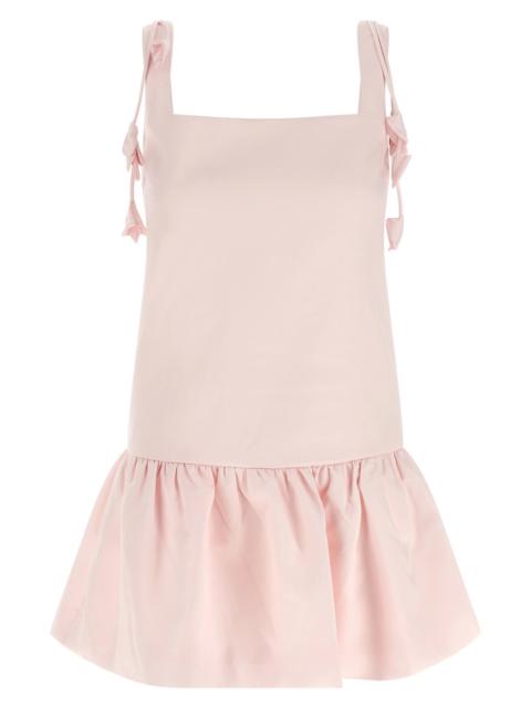 self-portrait 'Pink Flower Taffetà' dress