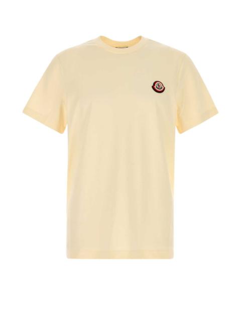 Moncler Moncler Men Cream Cotton T-Shirt