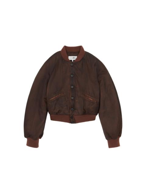 MM6 Maison Margiela button-up bomber jacket