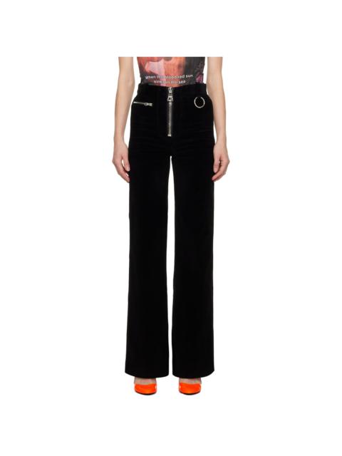 Meryll Rogge Black O-Ring Trousers