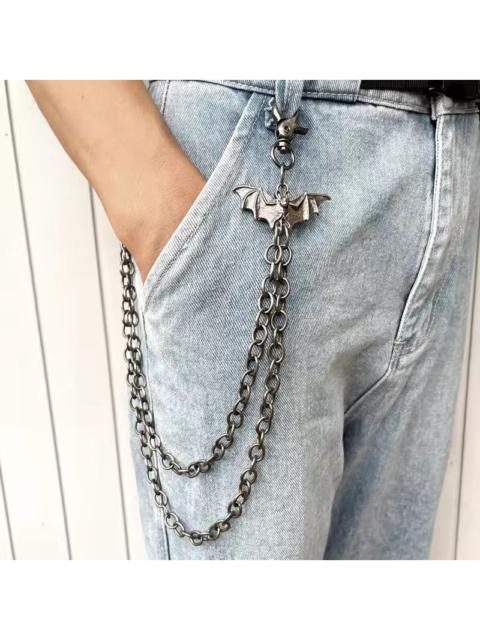 Other Designers Jewelry - Gothic Bat Double-Layer Jeans Chain – Punk Rock Streetwear