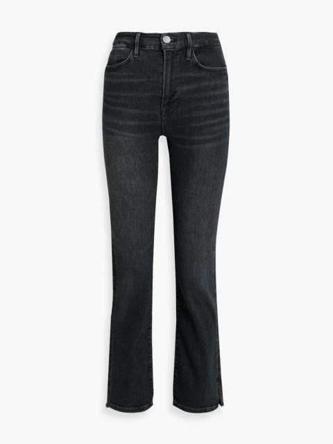 FRAME Le Super High high-rise straight-leg jeans