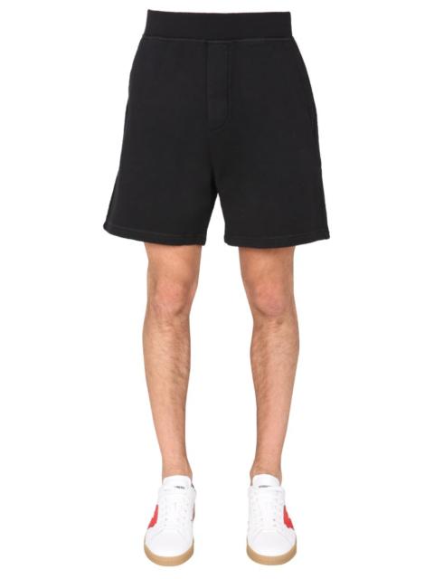 Dsquared Men Bermuda With Icon Print