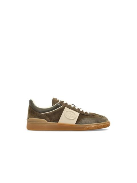 Valentino VALENTINO GARAVANI Upvillage Military Green Suede Leather Sn