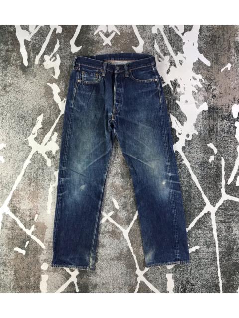 Other Designers Full Count & Co. - Full Count & Co Jeans Redline Faded Blue Denim KJ1476