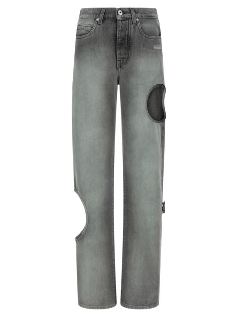 Off-White Spray New Meteor Jeans Gray