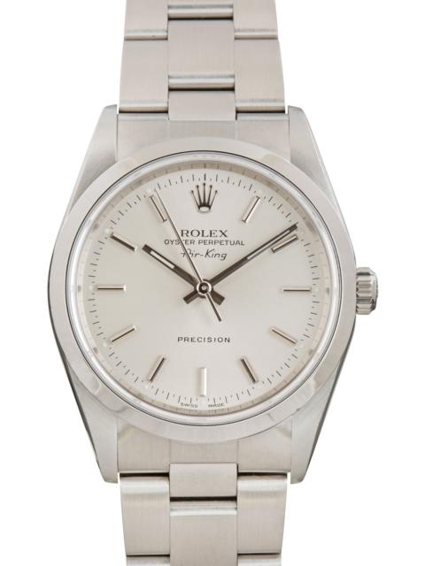 ROLEX Rolex Air-King Stainless Steel 14000 Silver Dial