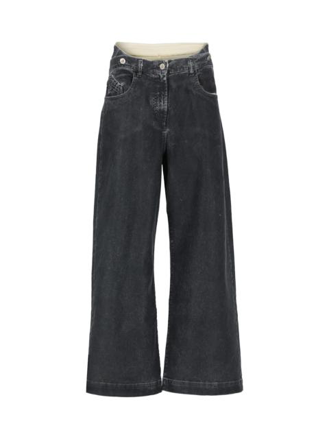 Oversized Cotton Jeans