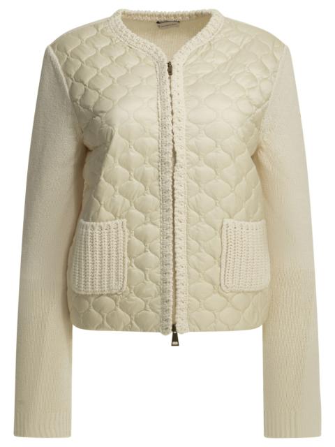 Moncler Moncler Quilted Cotton Cardigan