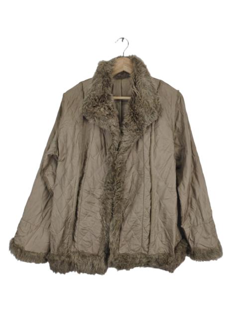 Other Designers Archival Clothing - Vintage Inner Jacket Faux Fur Cardigan