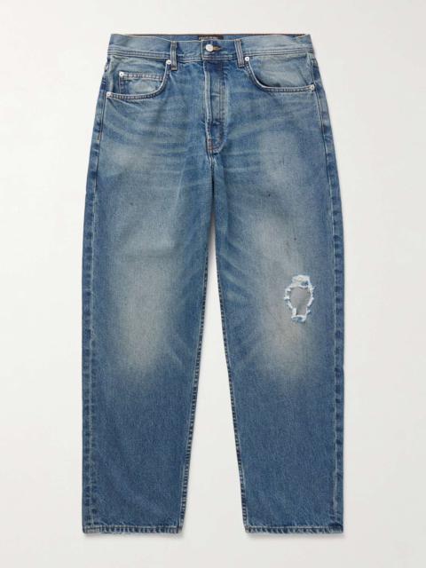 Tapered Distressed Jeans