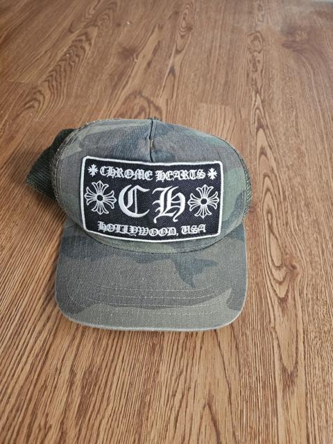 Chrome Hearts Camo Trucker Hats