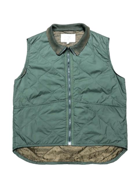 ALPHA INDUSTRIES Vintage Alpha Vest Jacket Riri Zipper Sunfaded