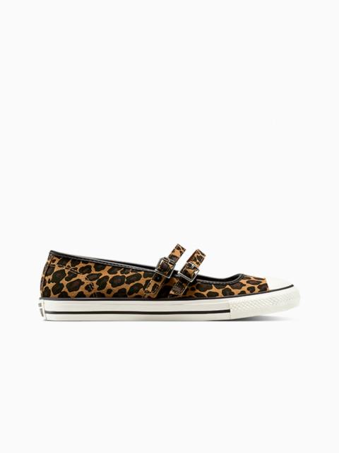 Converse Chuck Taylor All Star Dainty Mary Jane Leopard Suede