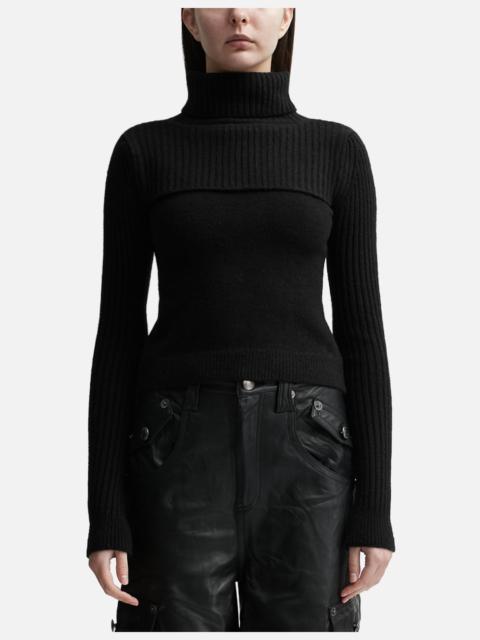 lesugiatelier MISSED WOOL BOLERO TOP