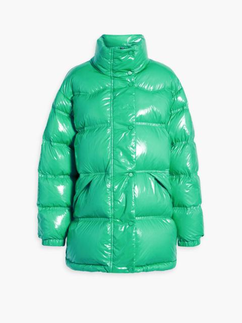 STAND STUDIO Lori quilted vinyl down jacket