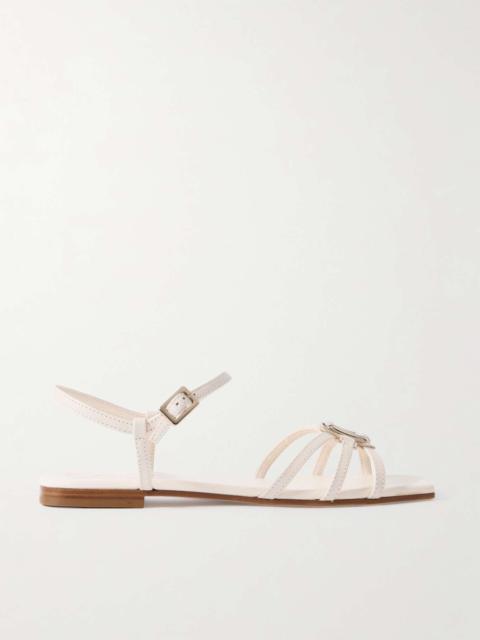 Viv' by the Sea leather sandals Cream