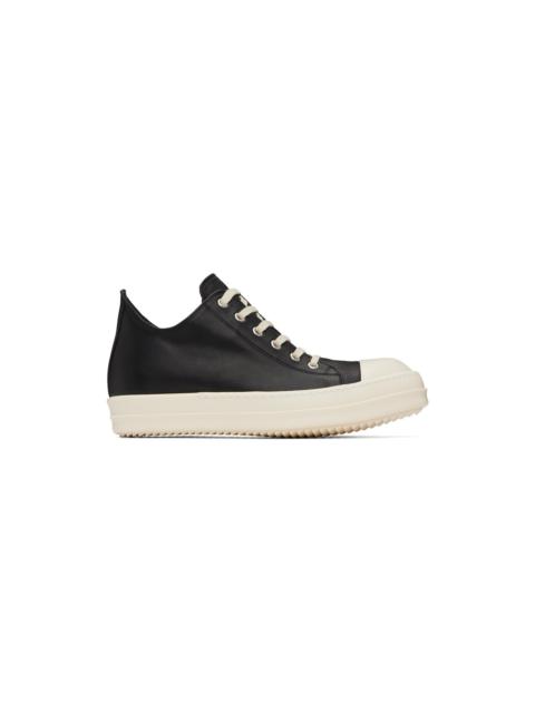 Rick Owens Black Porterville Low Sneaks Sneakers