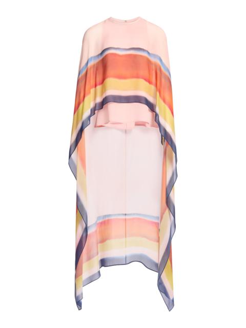 ELIE SAAB Printed Chiffon Top multi