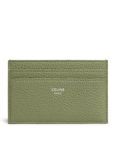 CELINE Celine Men Granate Calfskin Leather Card Holder