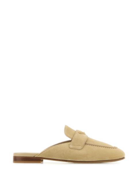 Prada Prada Women Sand Suede Slippers