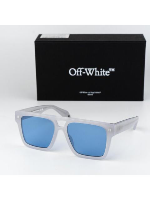 Off-White Off-White SPRINGFIELD Men Sunglasses Grey Blue Square OERI133 0945 NEW AUTHENTIC