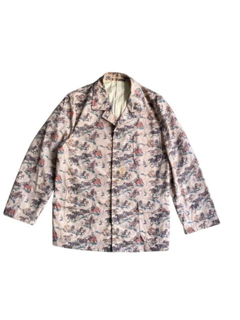 Comme Des Garçons SS97 American Indian War Print Blazer