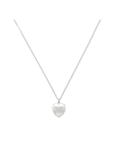 GUCCI Gucci Blind For Love Heart Pendant Necklace - YBB843589001