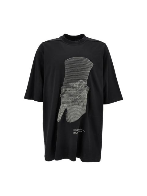 Black And Beige Cotton T-shirt