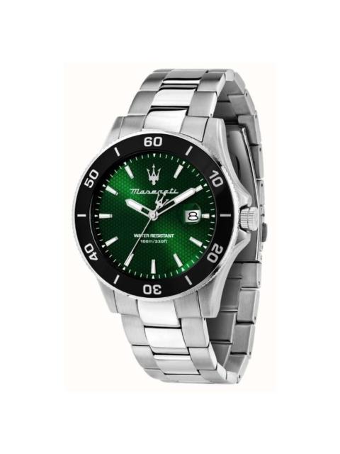 Other Designers Maserati Competizione Quartz Green Dial Men's Watch R8853100038