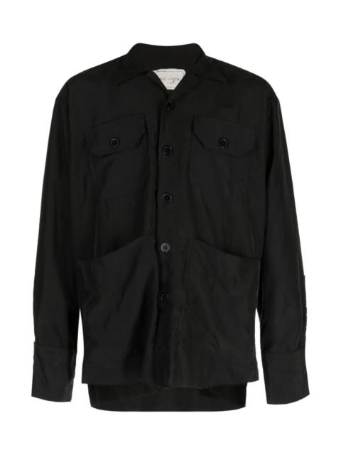 Greg Lauren SOUVENIR BOXY STUDIO BUTTON-UP SHIRT