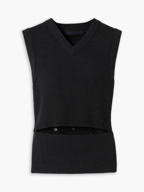 Proenza Schouler Cruz ribbed-knit vest
