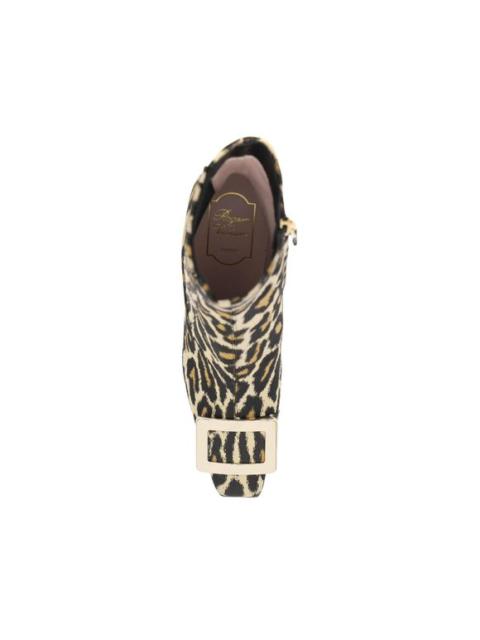Roger Vivier Roger vivier leopard jacquard 'belle vivier' chelsea boots Size EU 36 for Women