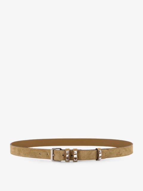 Valentino Valentino Garavani Flaneuse Suede Belt Beige