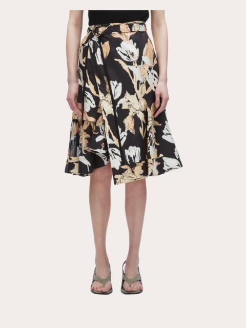 3.1 Phillip Lim Joyful Tulips Layered A-Line Skirt