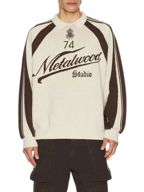 Metalwood Studio Knit Football Top