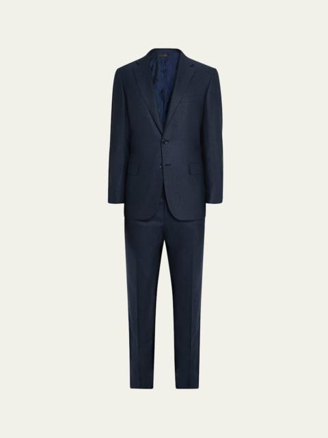 Brioni Men's Herringbone Wool Classic Fit Two-Piece Suit