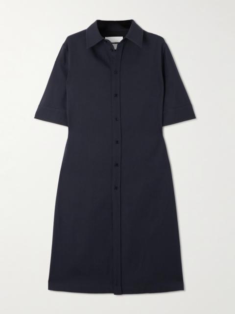 Jil Sander Wool Shirt Midi Dress